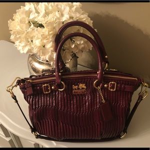 COACH Gathered Madison Sophia Leather Purse